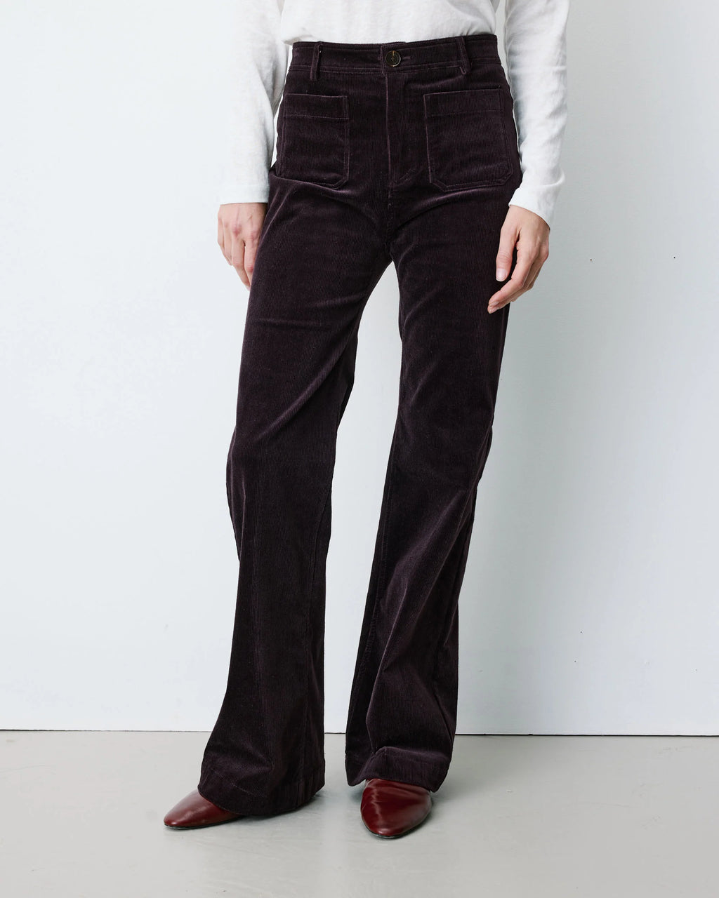 Pantalones Pana Alban Berenjena