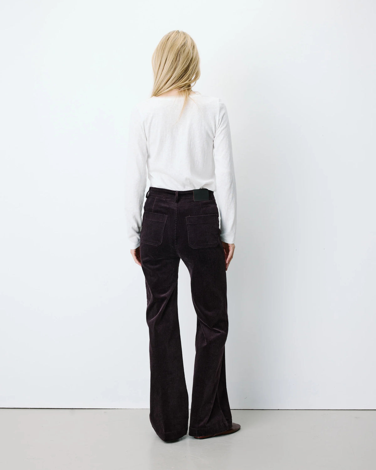 Pantalones Pana Alban Berenjena