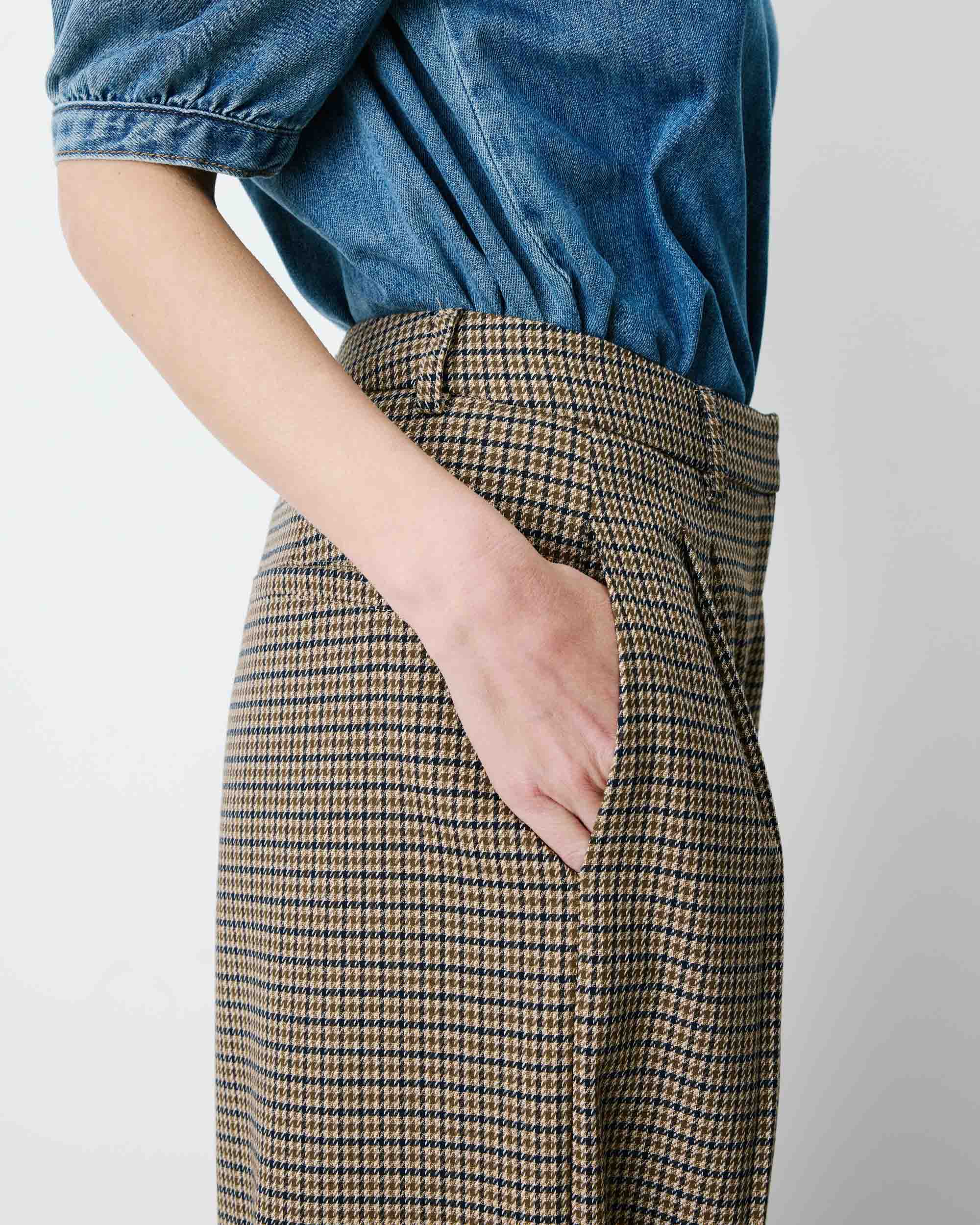 Pantalón Ancho Beige Ayen