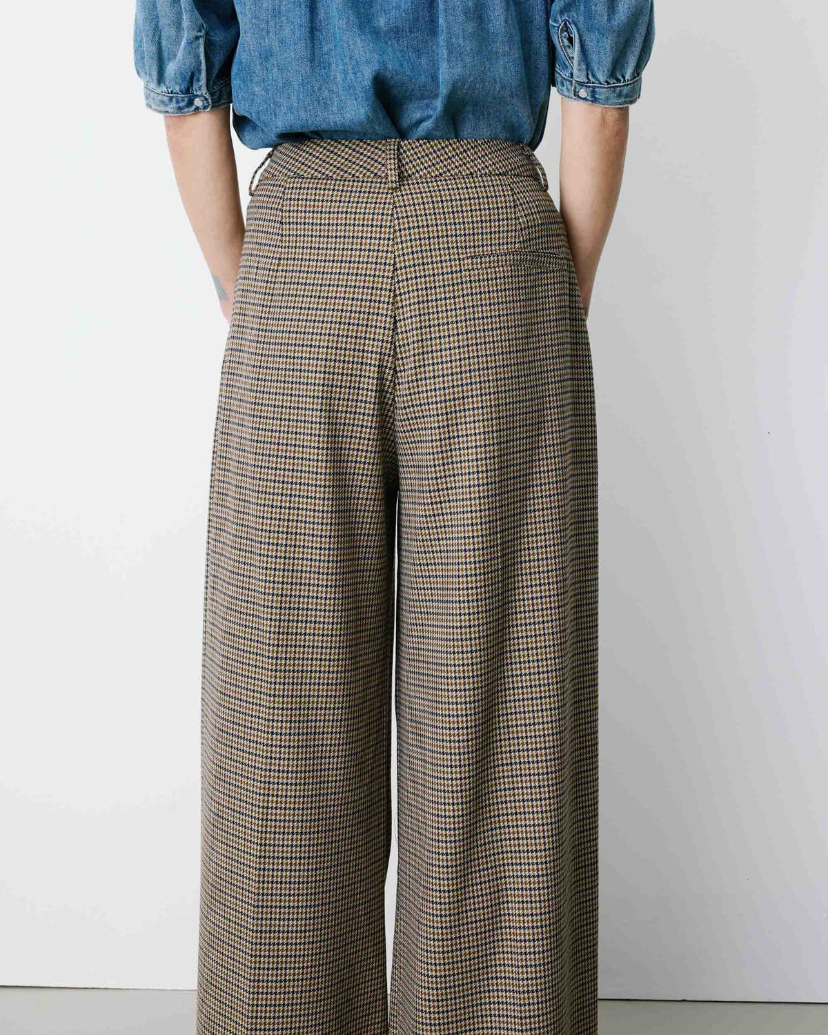 Pantalón Ancho Beige Ayen