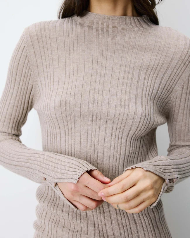 Jersey Cuello Aloe Mocha