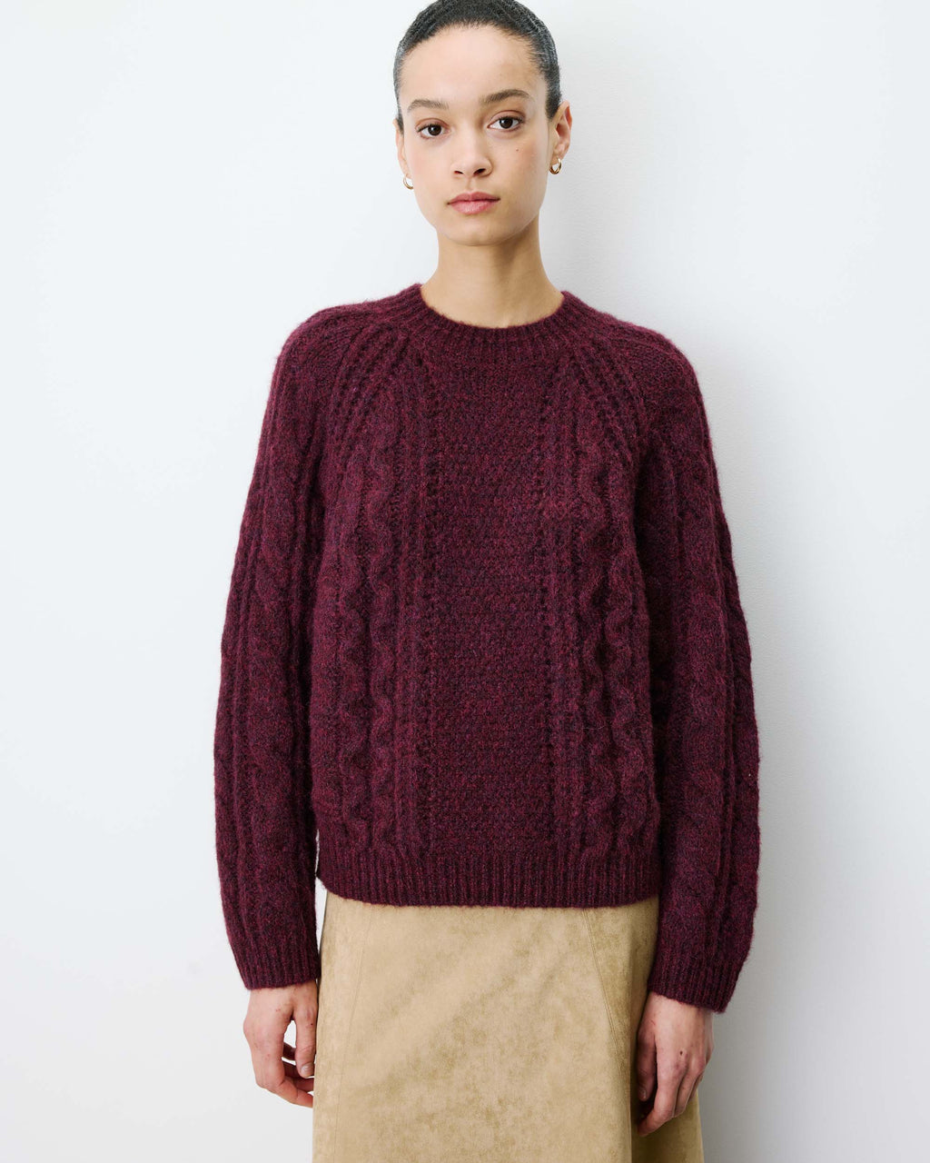 Jersey Oversized Amparo Granate
