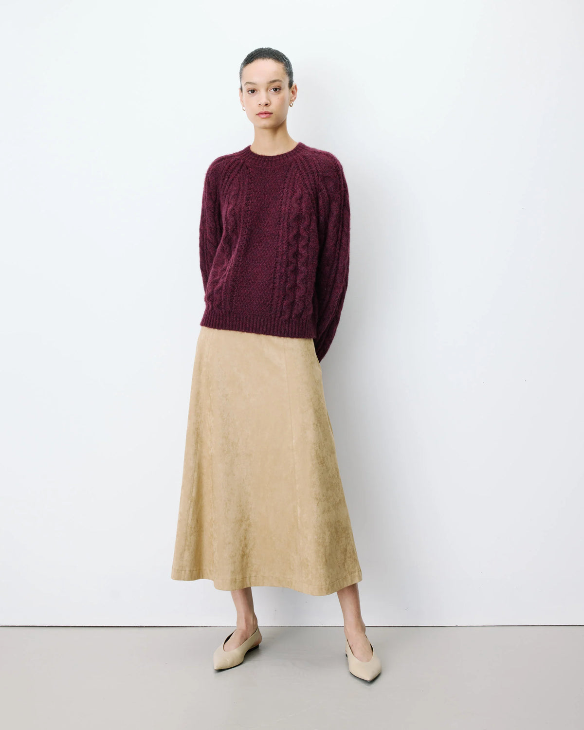 Jersey Oversized Amparo Granate