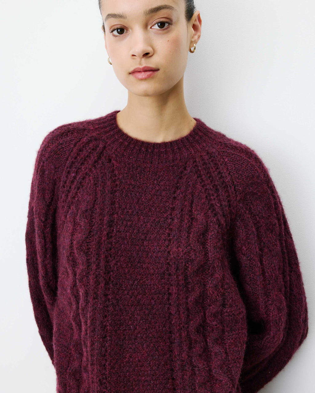 Jersey Oversized Amparo Granate