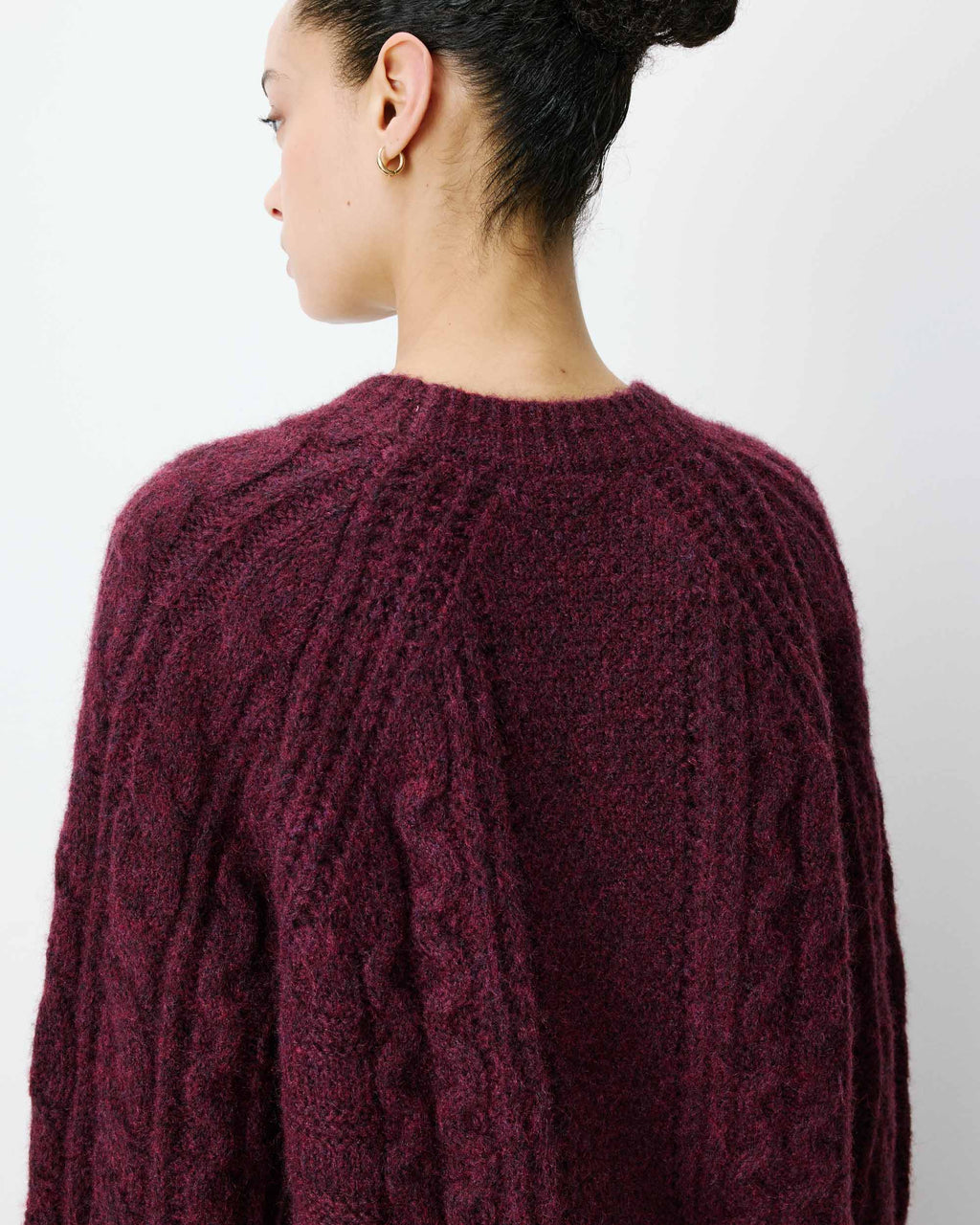 Jersey Oversized Amparo Granate