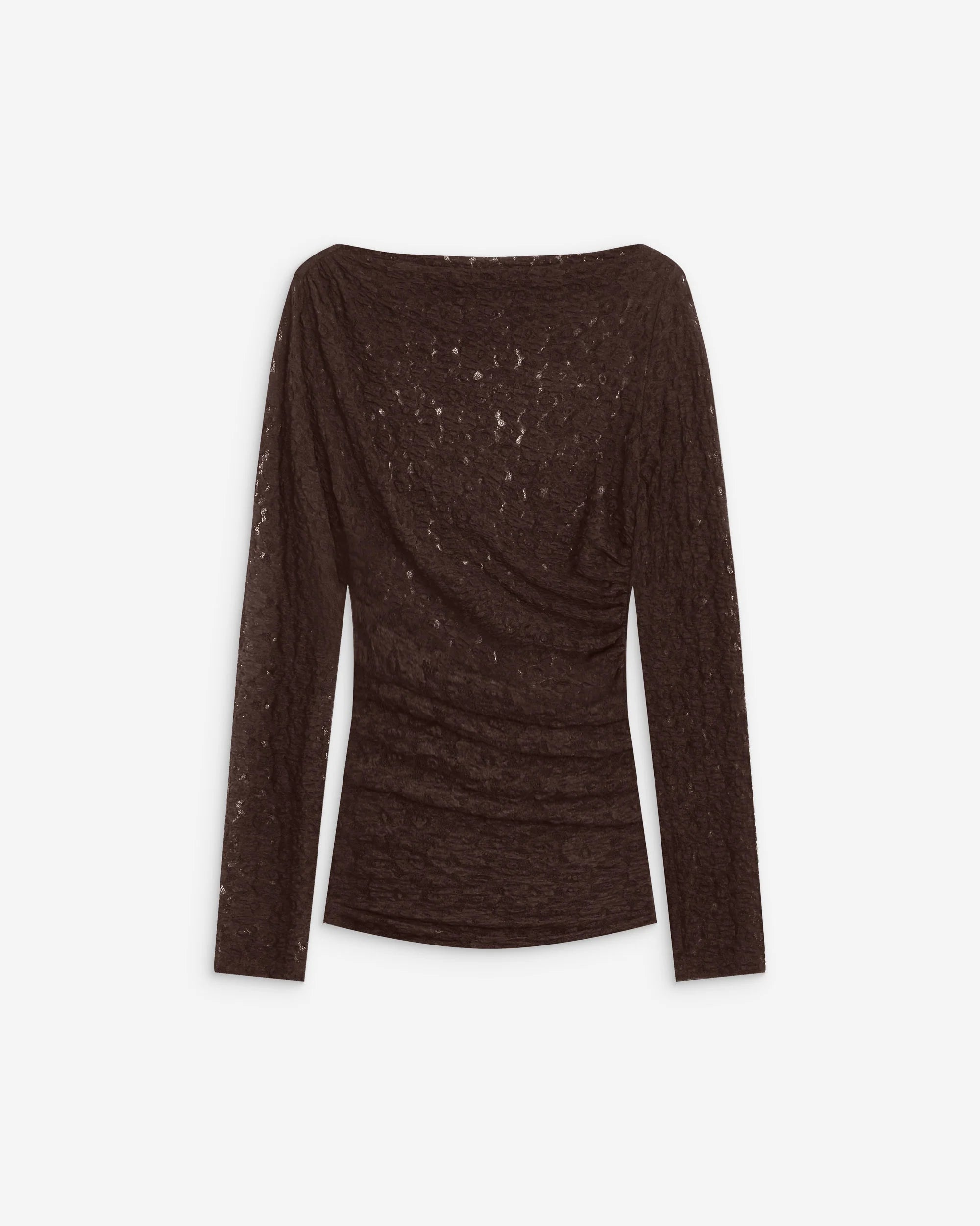 Top Marrón Encaje Avoine
