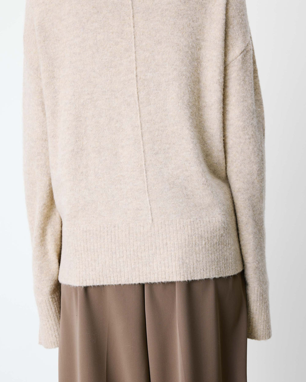 Jersey Cuello Alto Beige Adelice