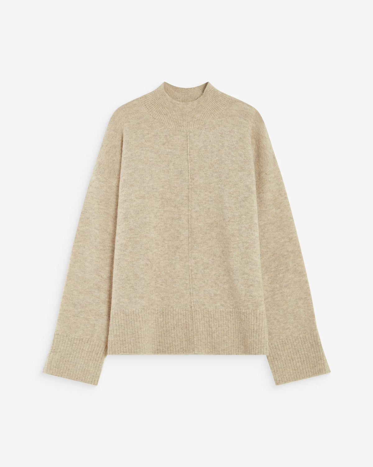 Jersey Cuello Alto Beige Adelice