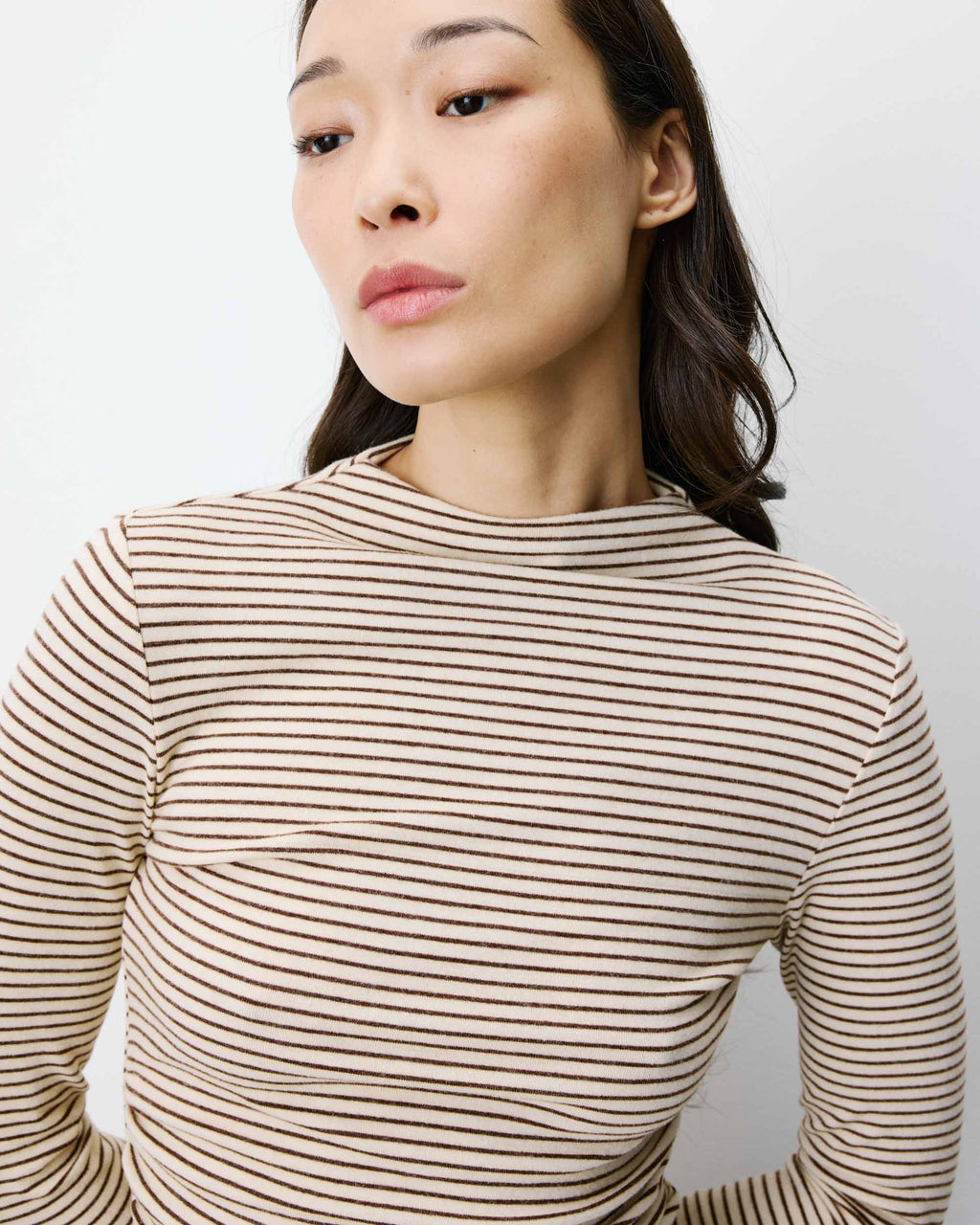 Camiseta Beige Manga Larga Alaree
