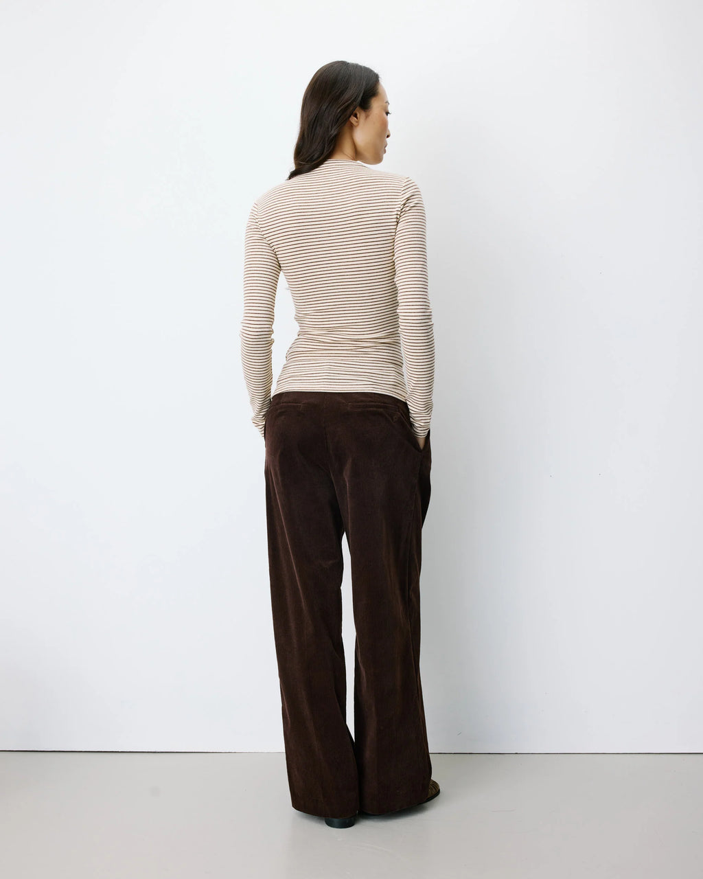 Camiseta Beige Manga Larga Alaree