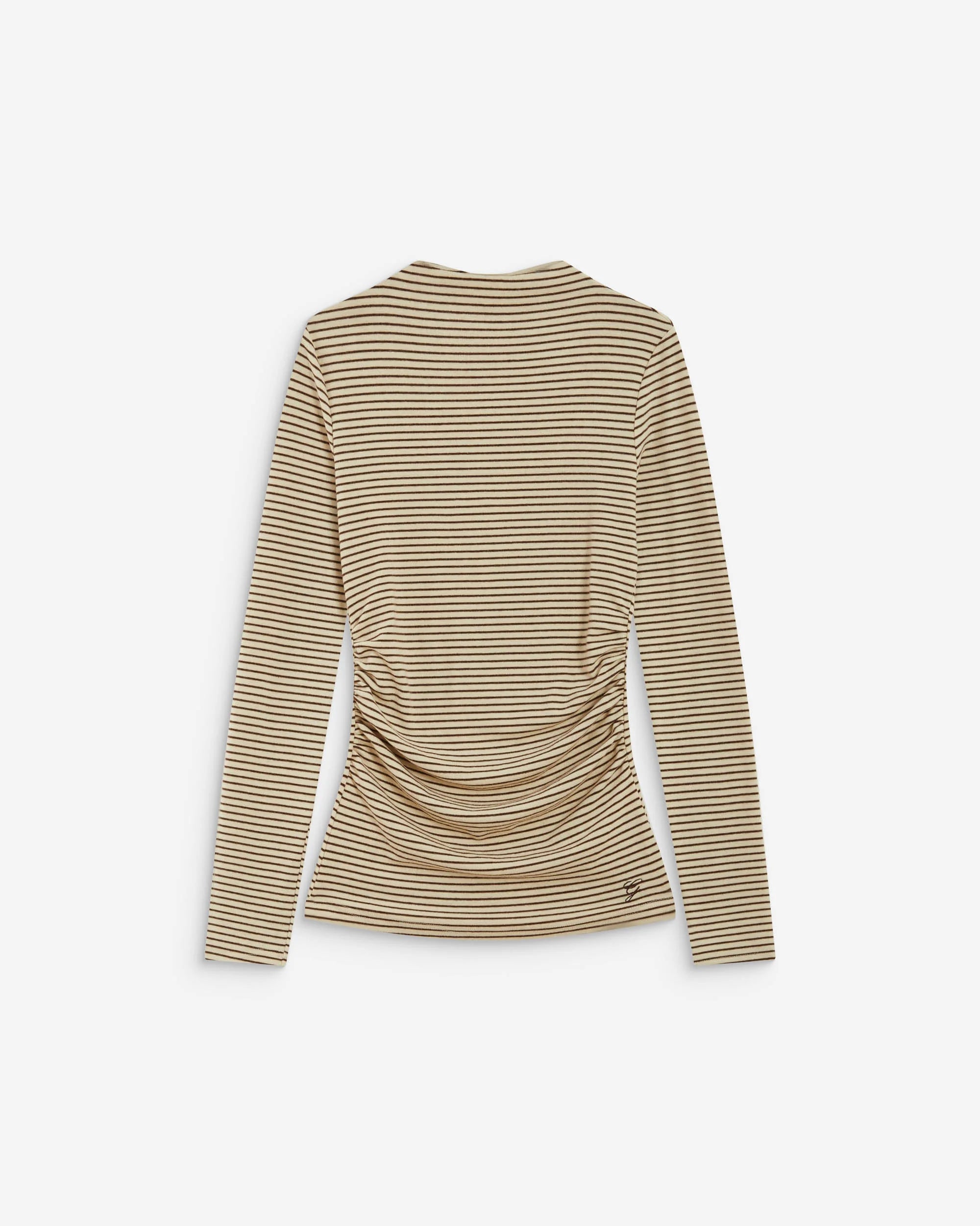 Camiseta Beige Manga Larga Alaree