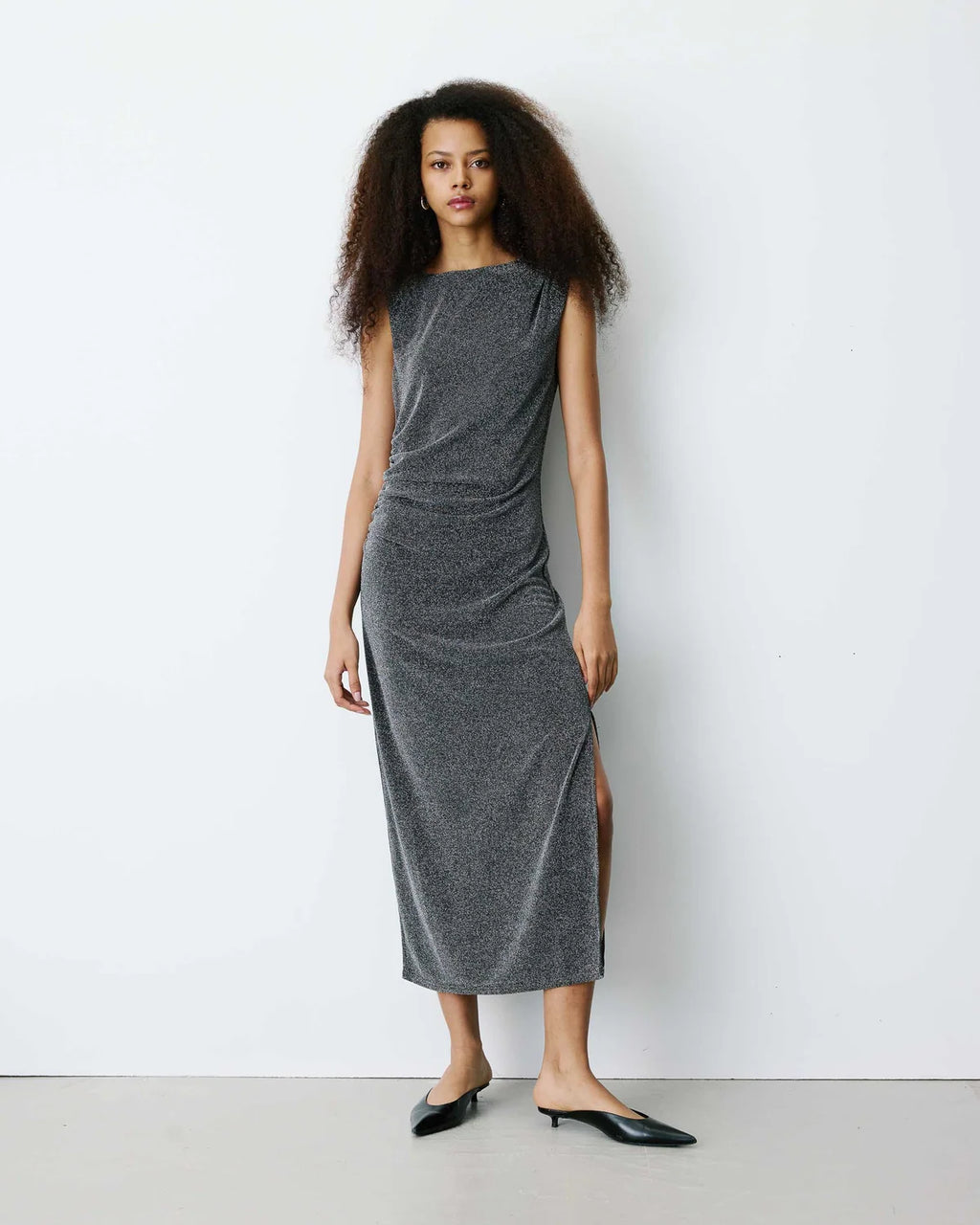 Vestido Brigitte Plateado