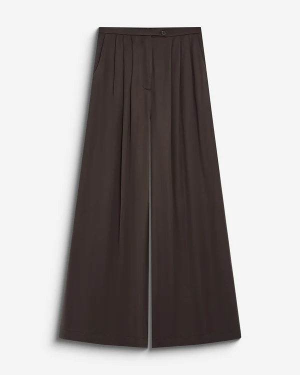 Pantalón Satén Barnabe Marrón