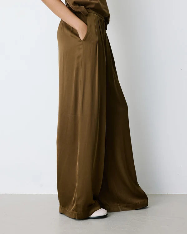 Pantalón Satén Barnabe Oliva