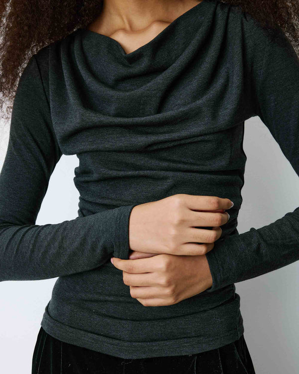 Camiseta Manga Larga Biscotte Gris