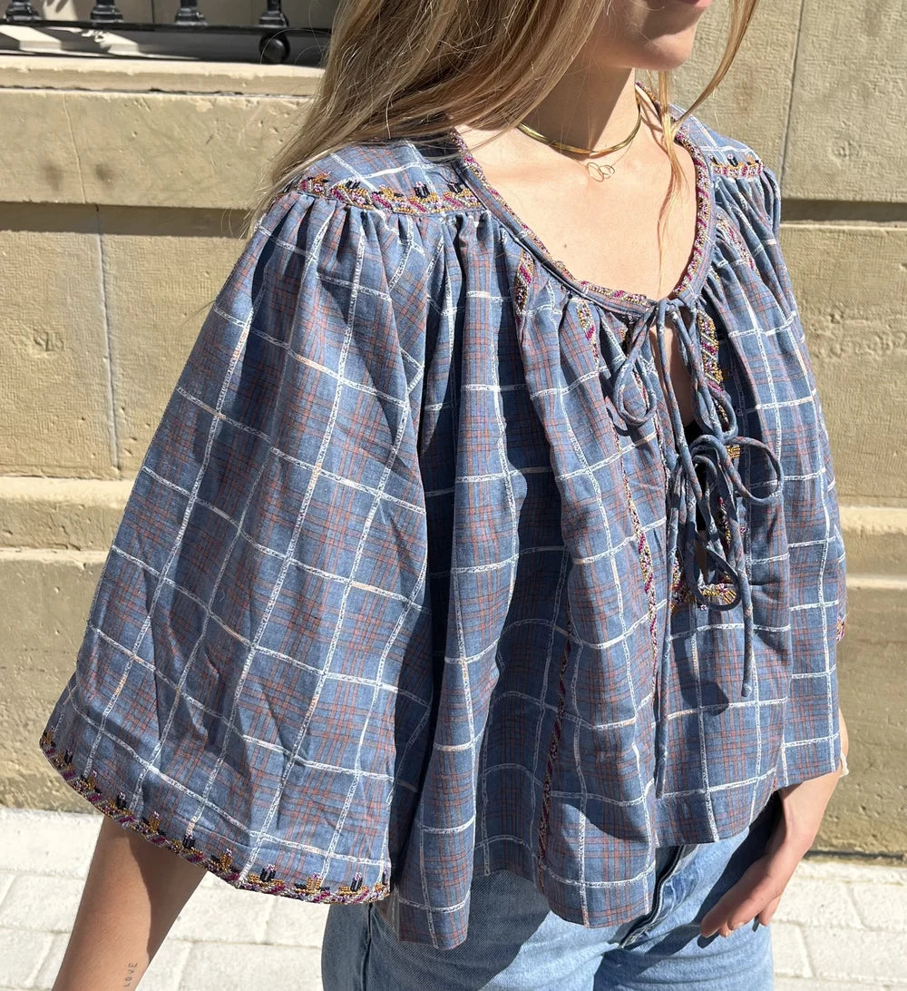 Blusa Colline Azul