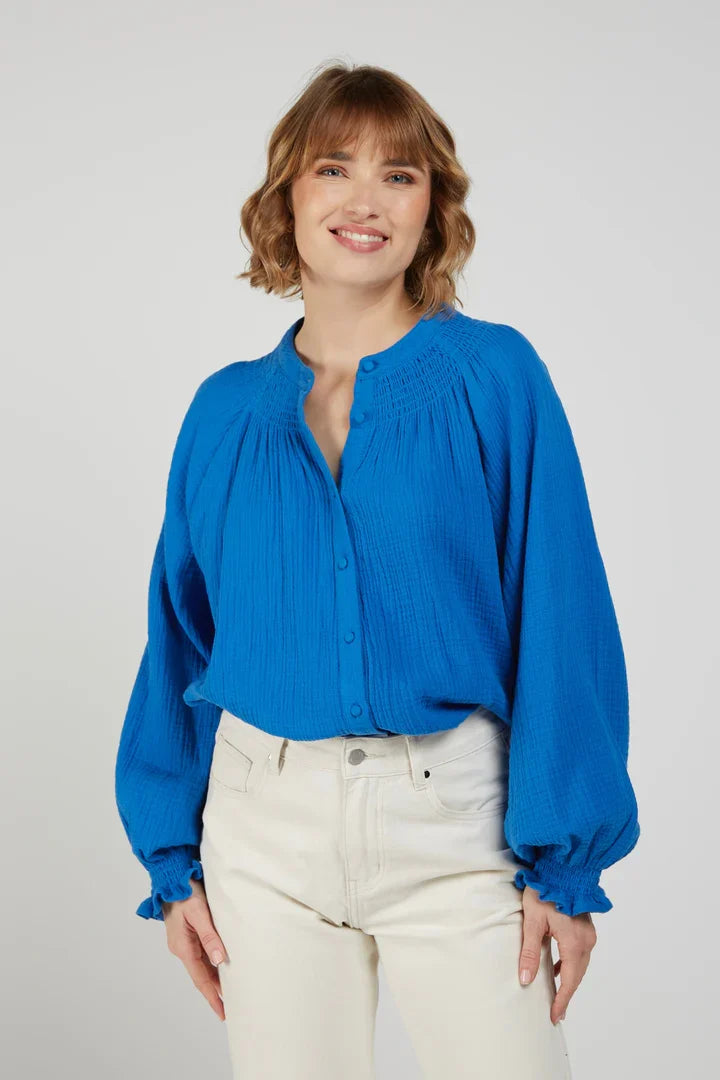 Blusa India Azul