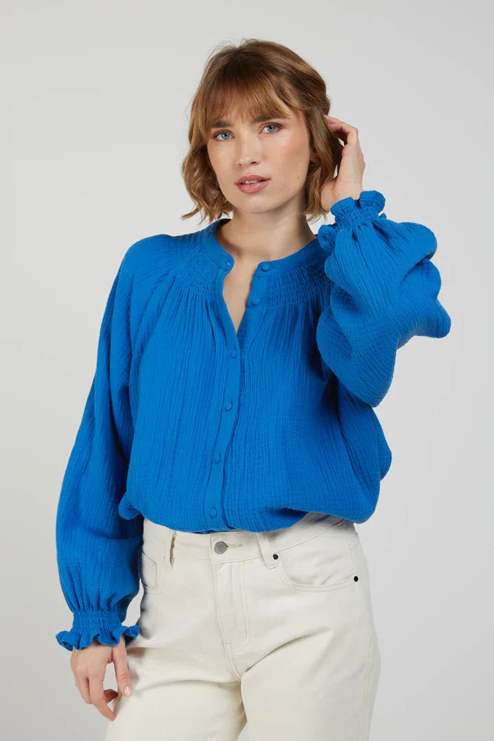 Blusa India Azul