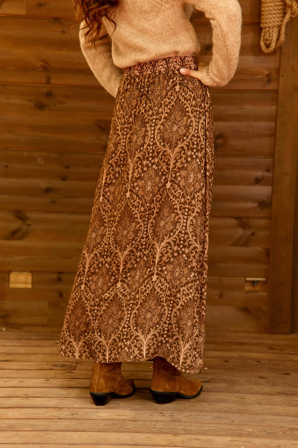 Falda Larga Boho Jelly