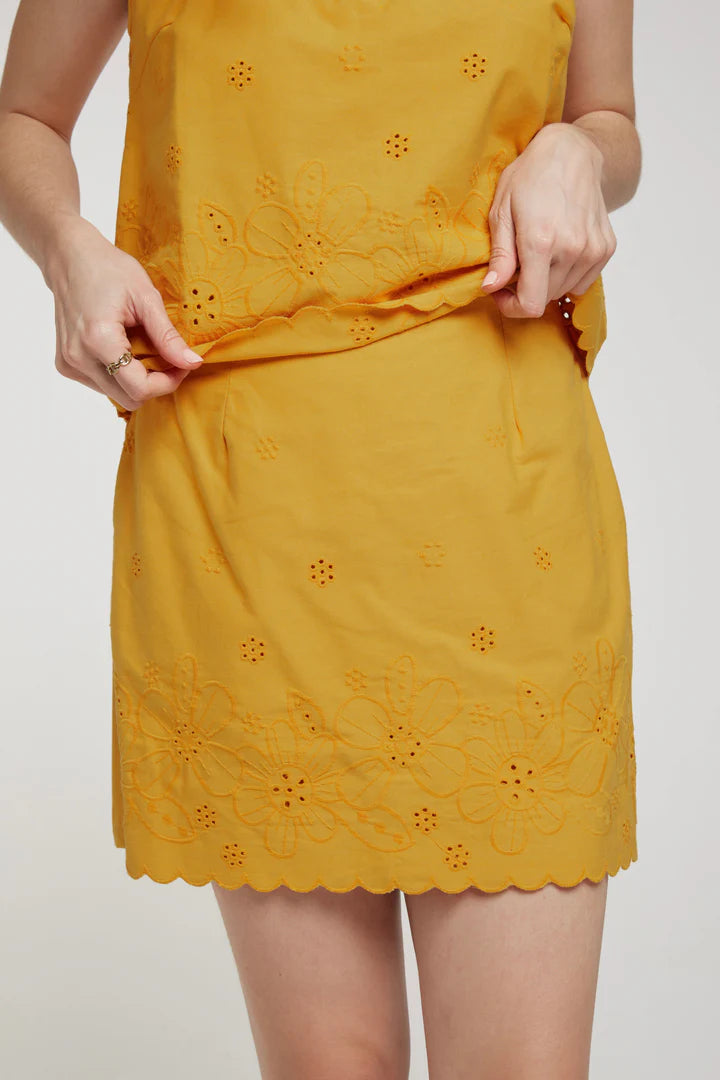 Falda Josee Amarillo