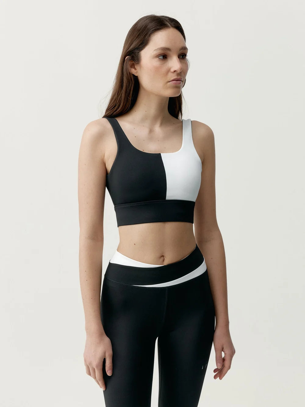 Top Kate Blanco/Negro