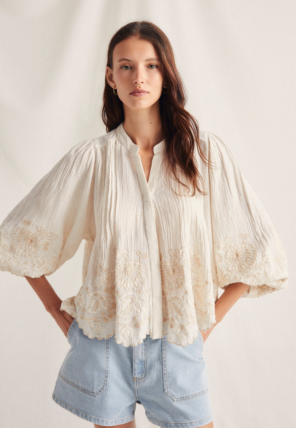 Blusa Bordados Fiona
