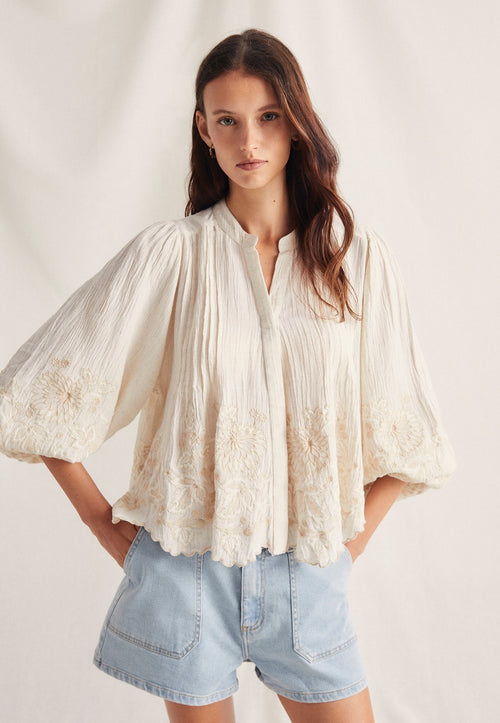 Blusa Bordados Fiona