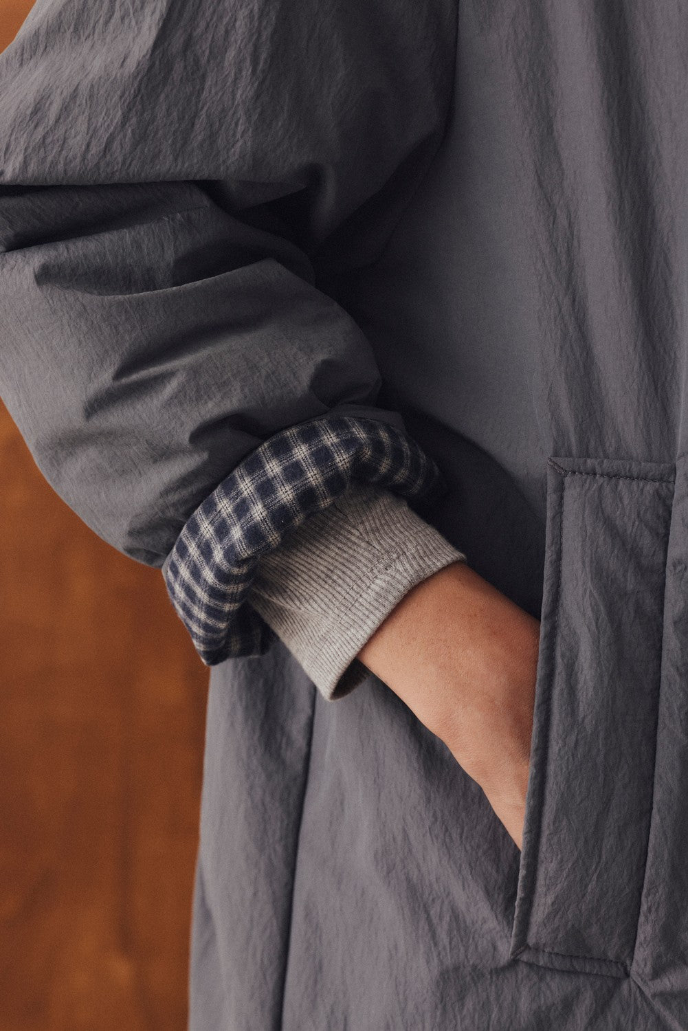 Gabardina 3/4 Stella Gris