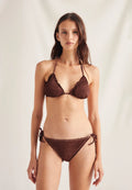 Bikini Cortina Marrón Shell