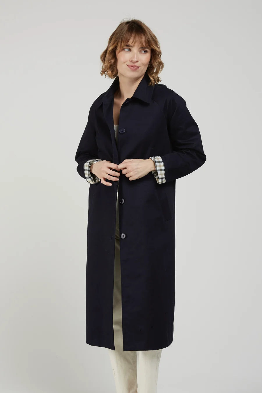 Gabardina Manchester Marino
