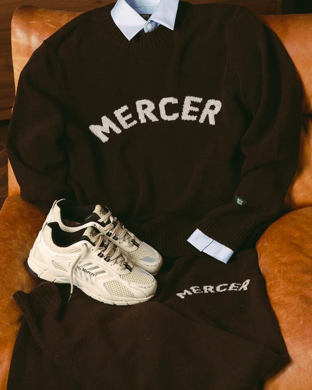 Jersey Punto Mercer Marrón