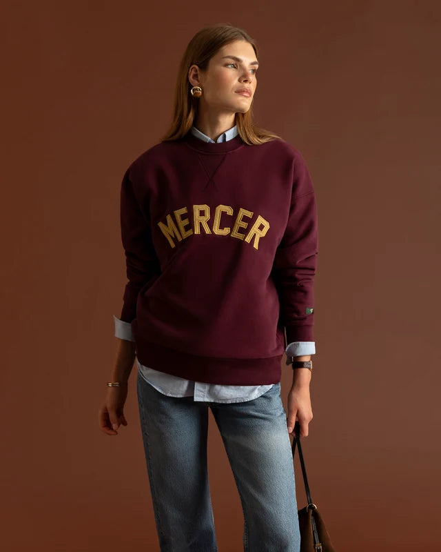 Sudadera Mercer Bordeaux