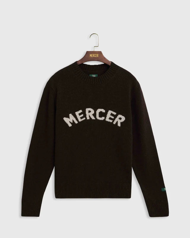 Jersey Punto Mercer Marrón