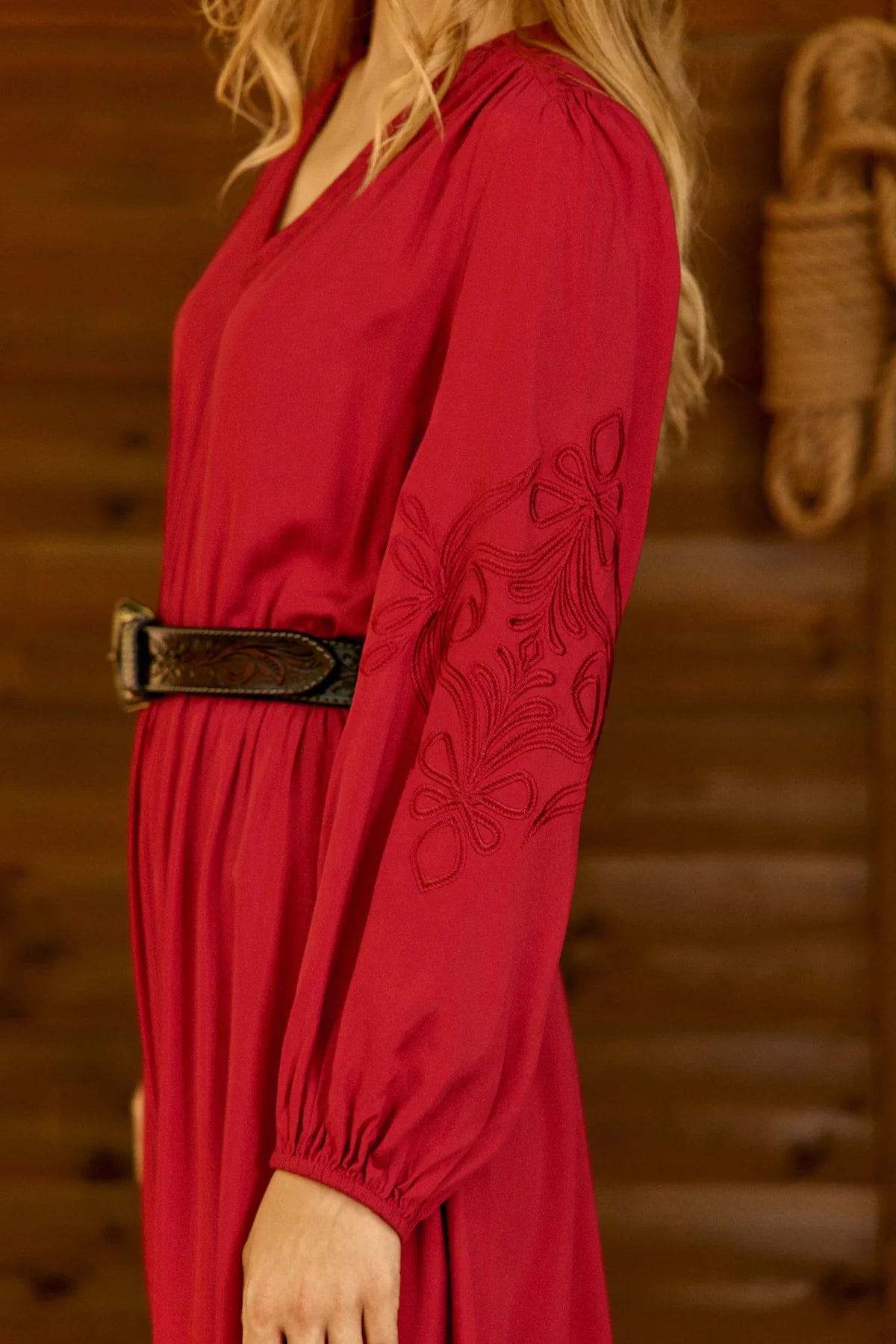 Vestido Largo Relyne Rojo