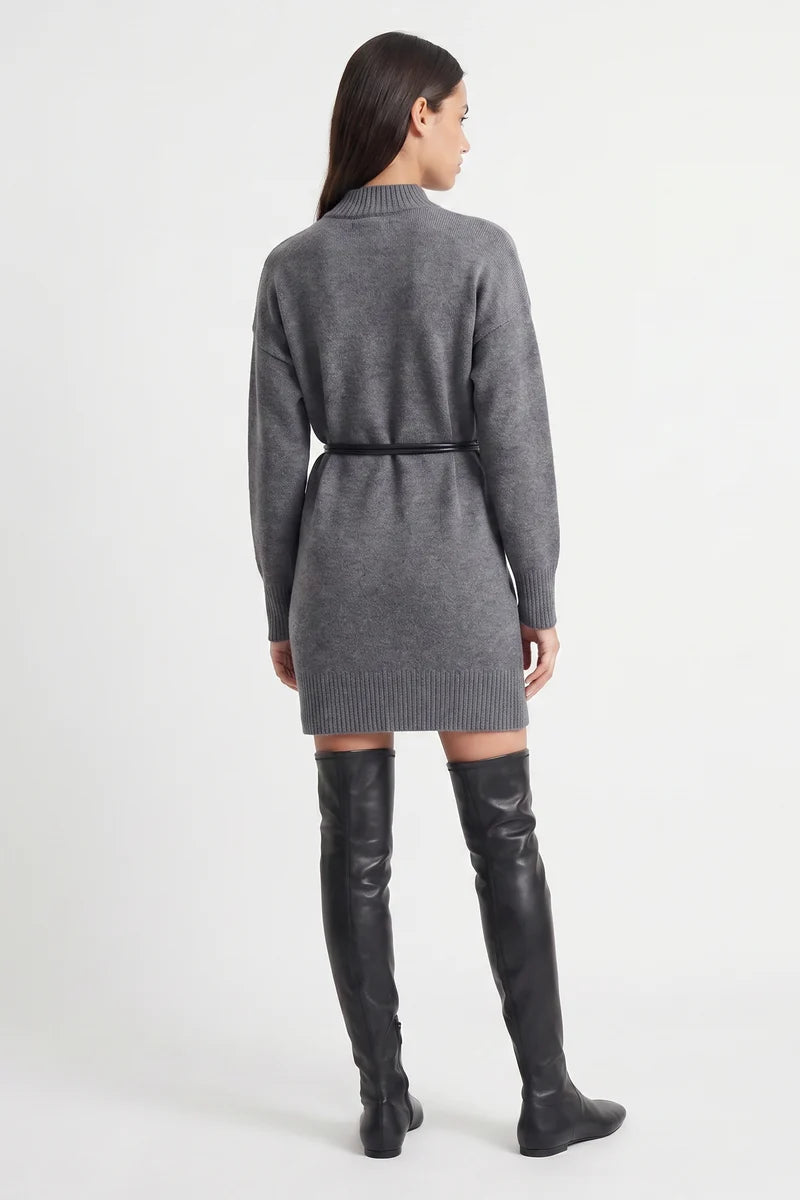 Vestido Punto Ariene Gris