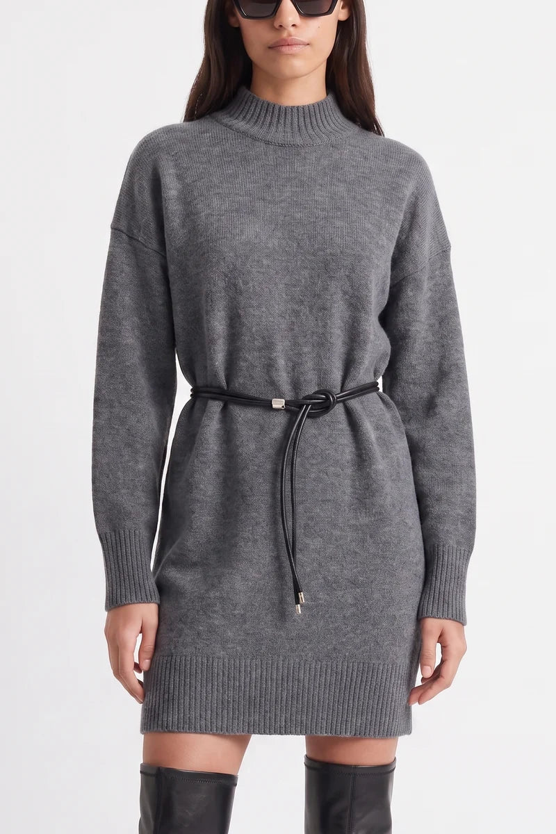 Vestido Punto Ariene Gris