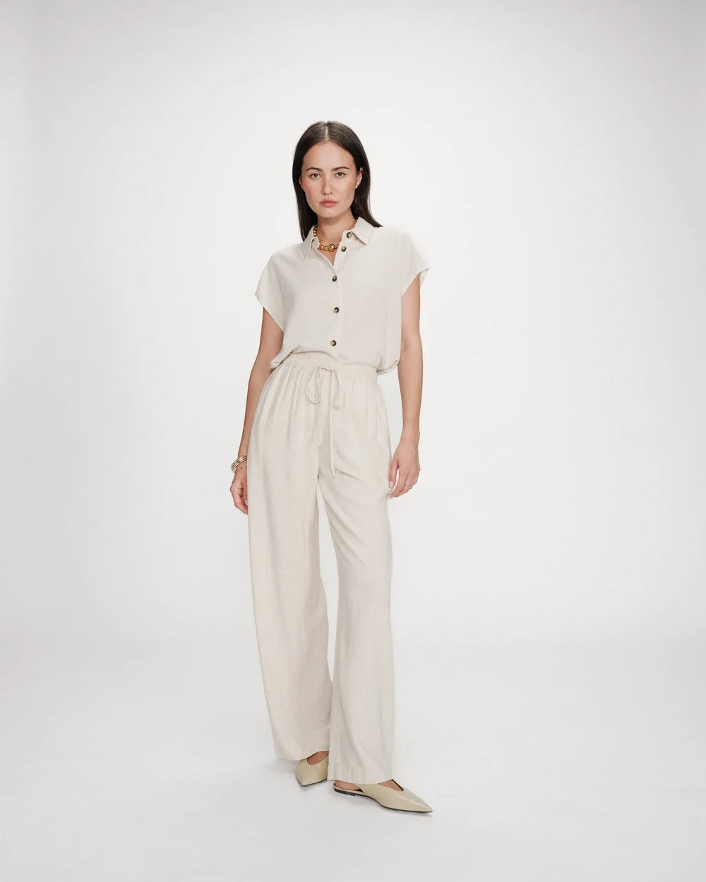 Camisa Perez Beige