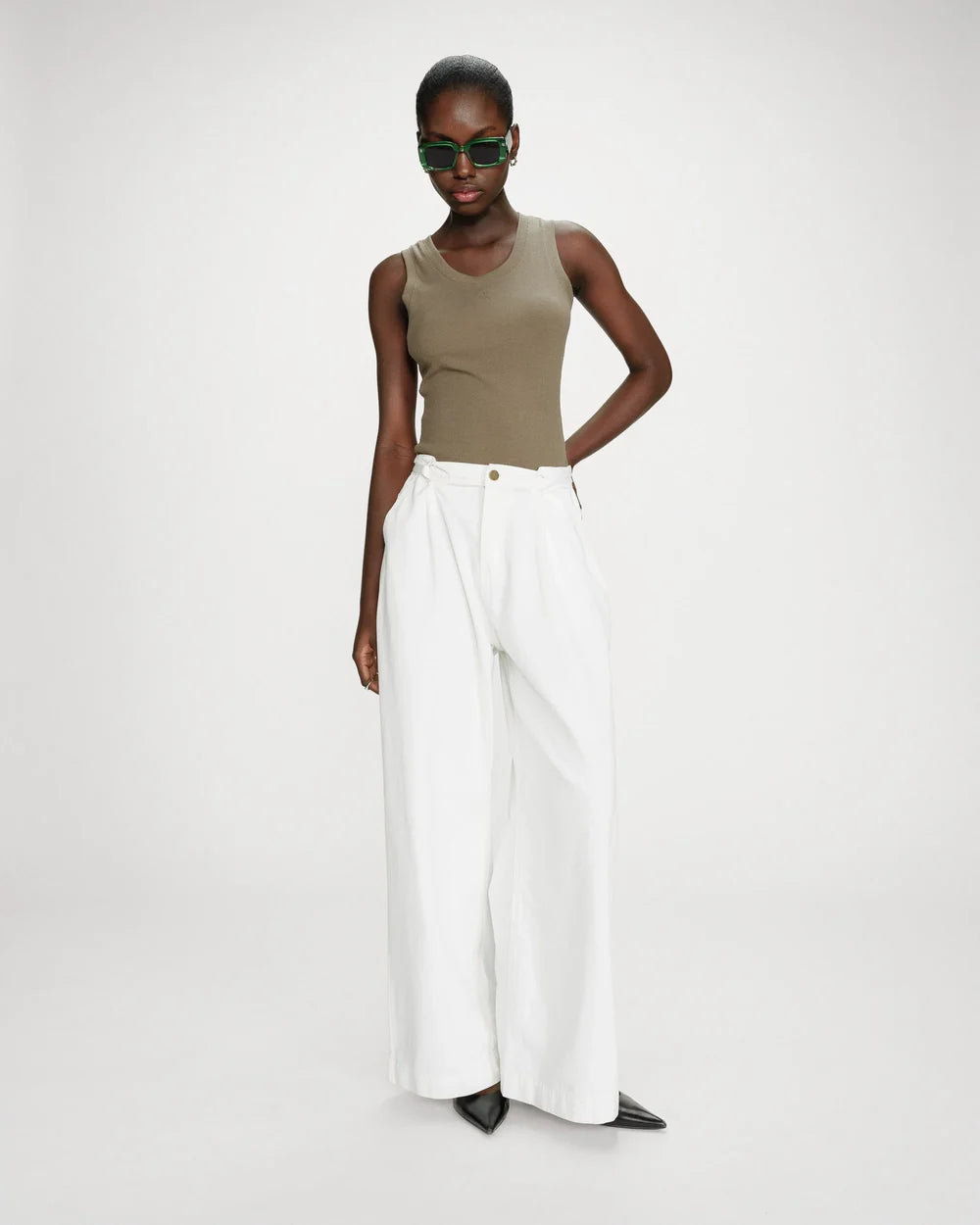 Pantalón Blanco Pompon