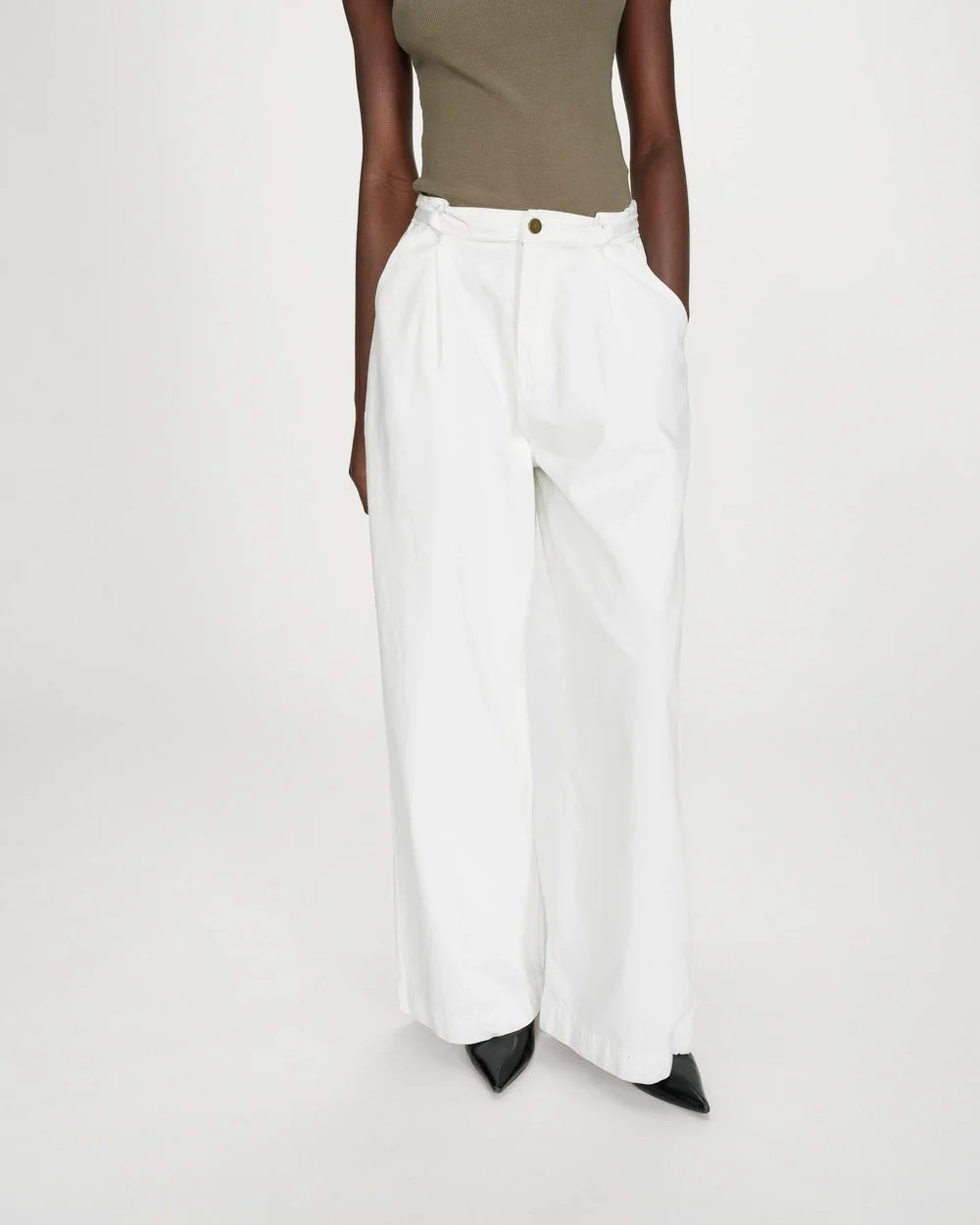 Pantalón Blanco Pompon