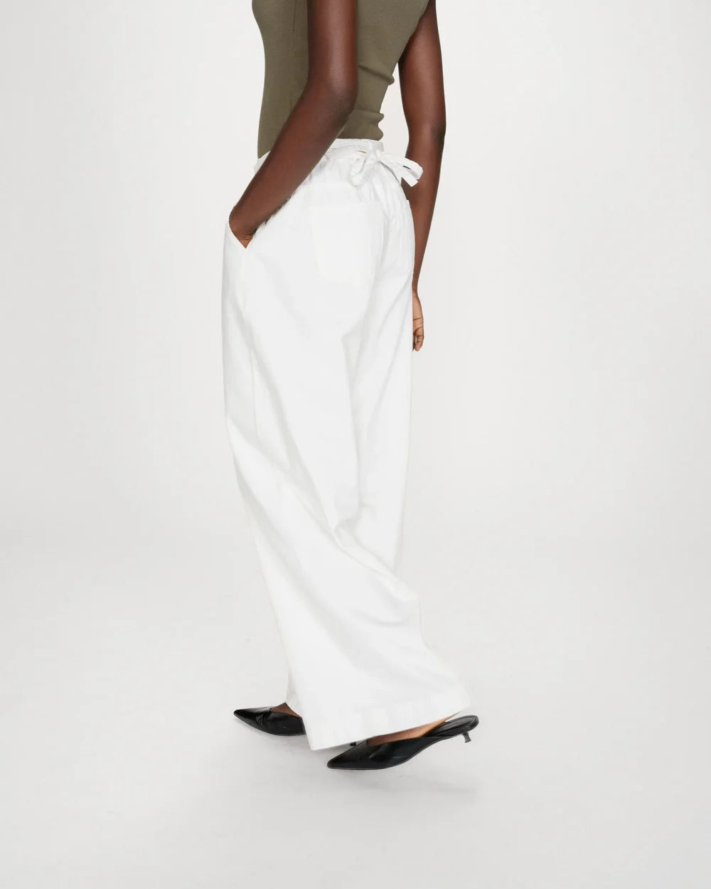 Pantalón Blanco Pompon