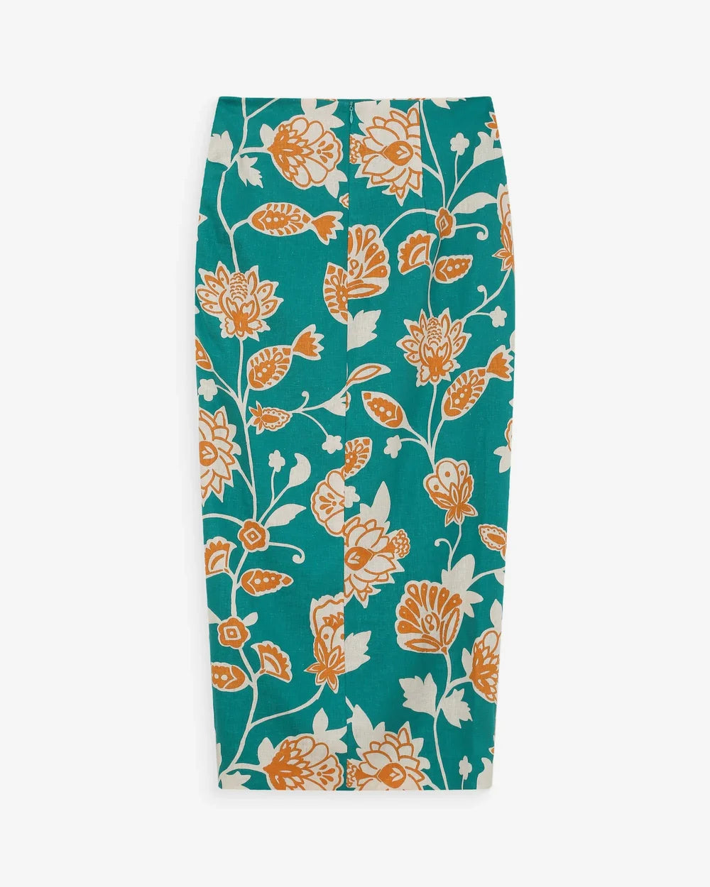 Falda Verde Floral Valandra