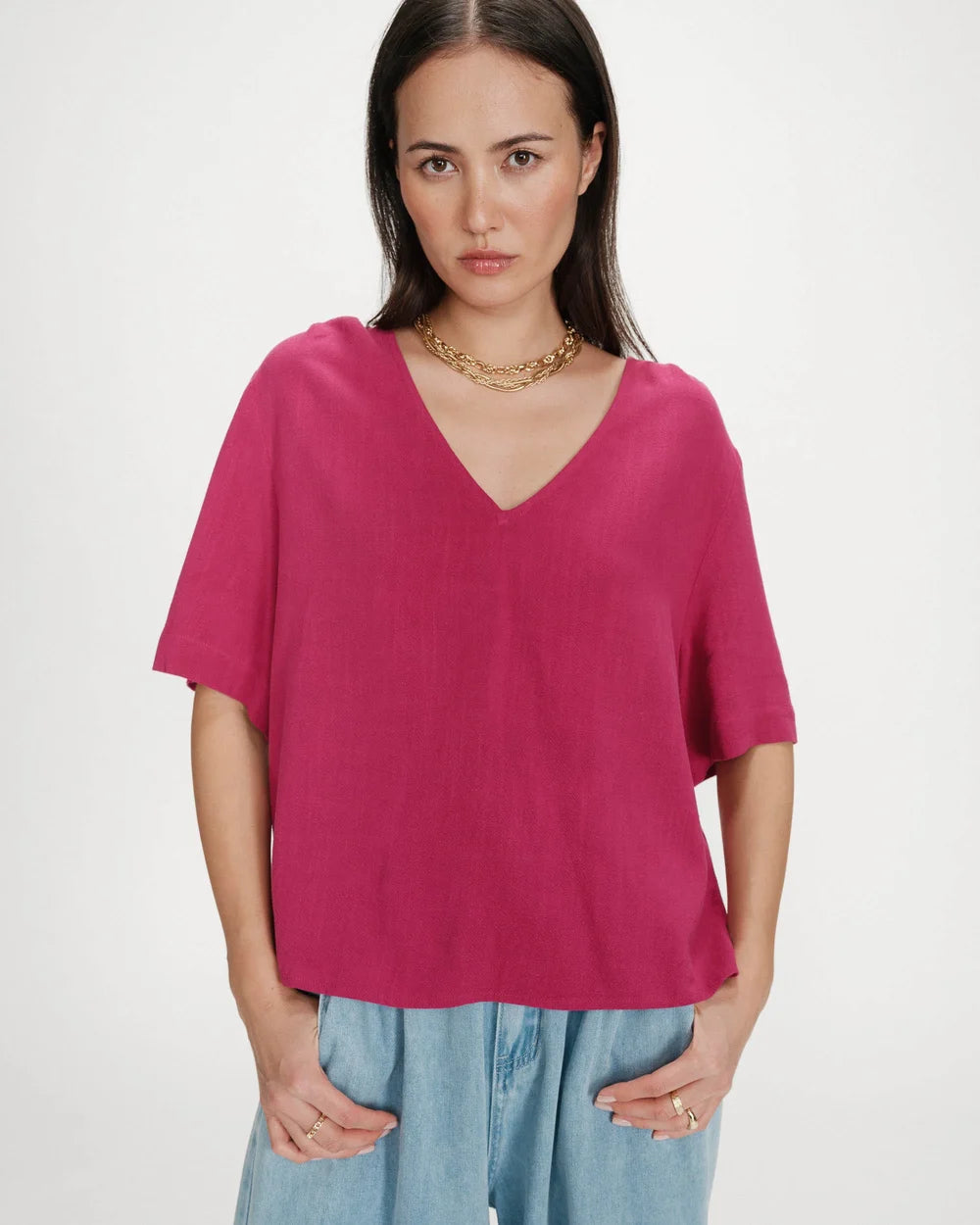 Camiseta Violon Rosa