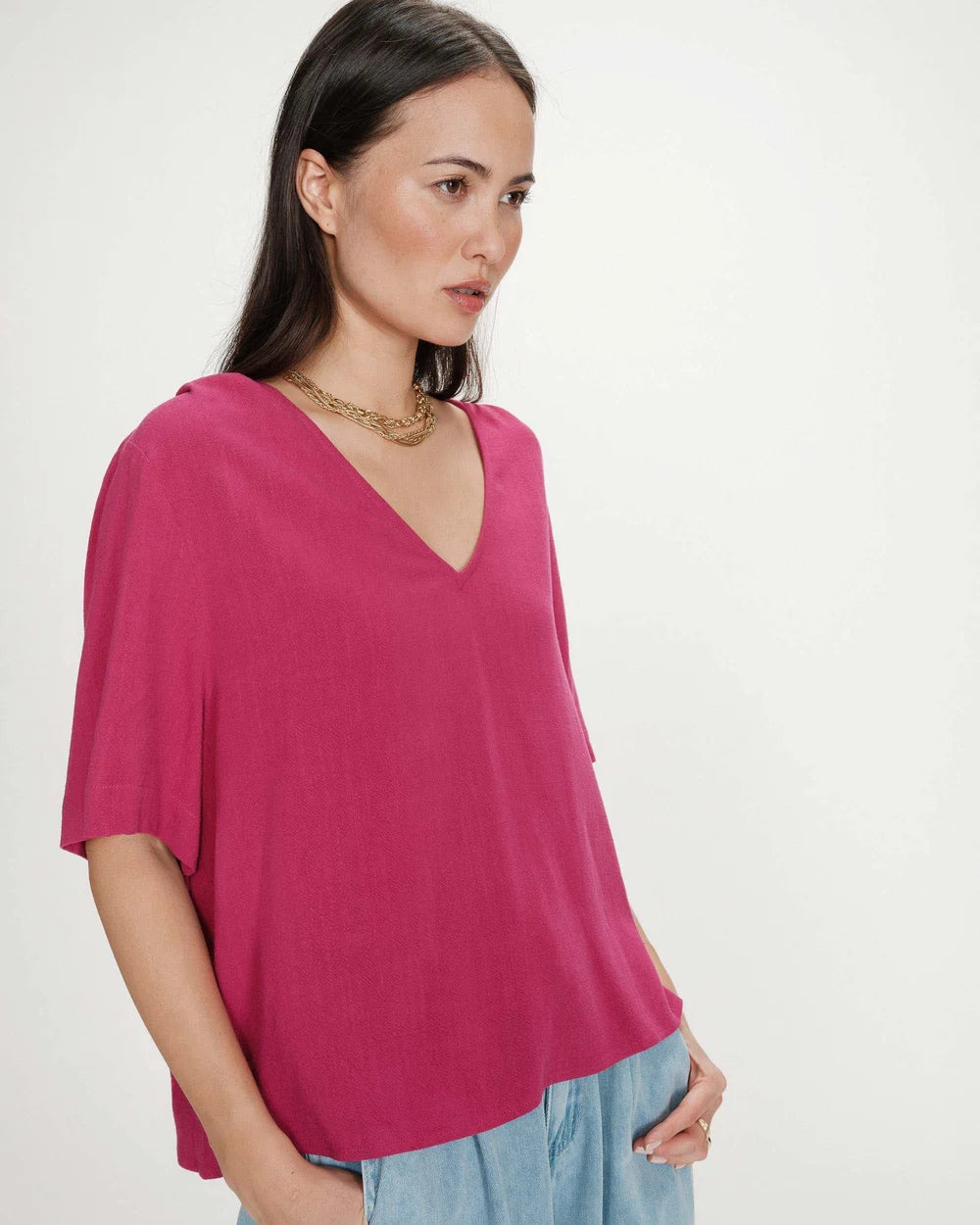 Camiseta Violon Rosa