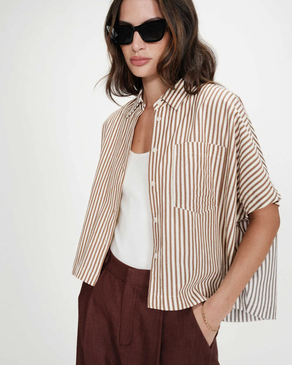 Camisa Vercia Mocha