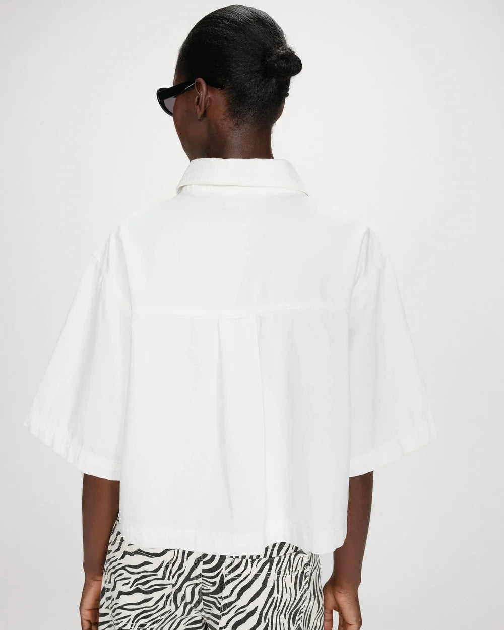 Camisa Denim Blanca Vita