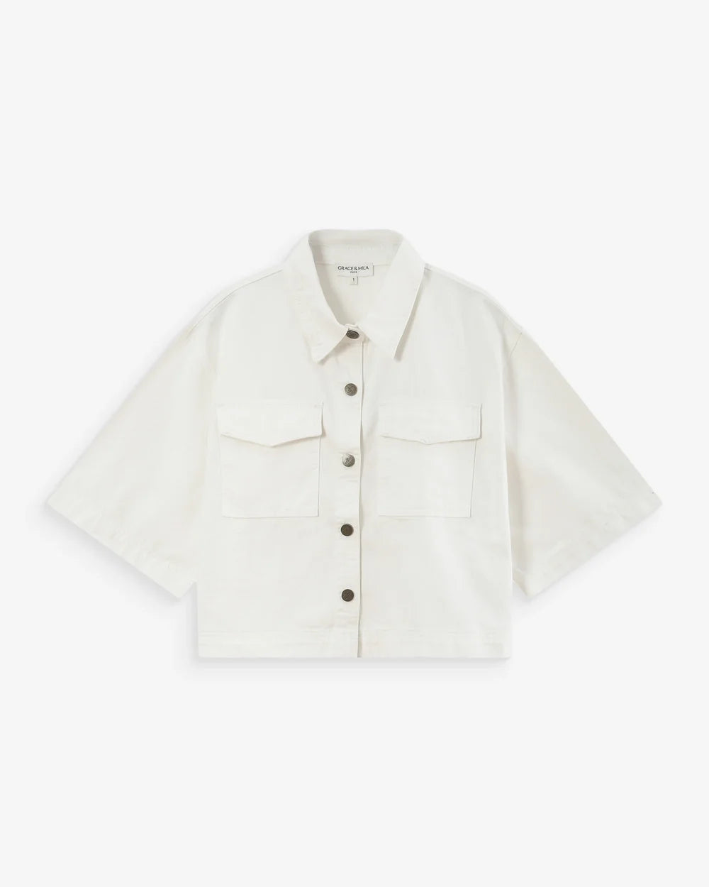 Camisa Denim Blanca Vita