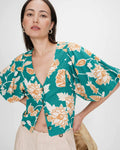 Top Verde Floral Vahe