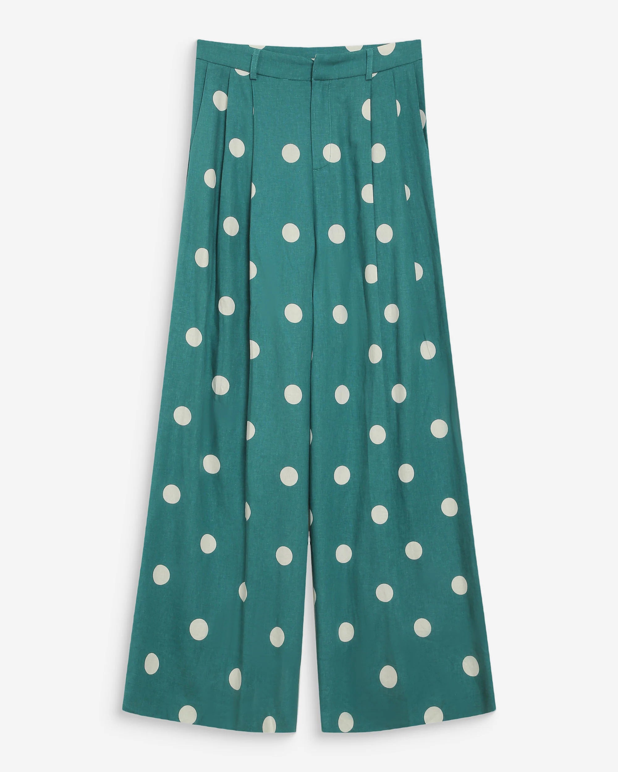 Pantalón Wynell Lunares Verde