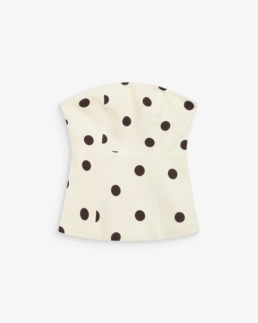 Top Wixie Lunares Beige