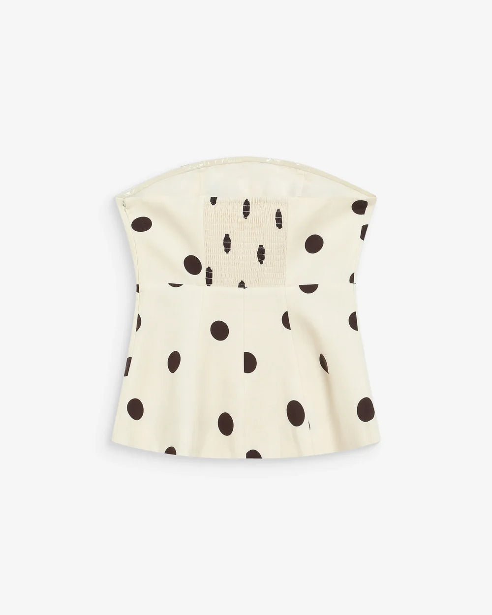 Top Wixie Lunares Beige